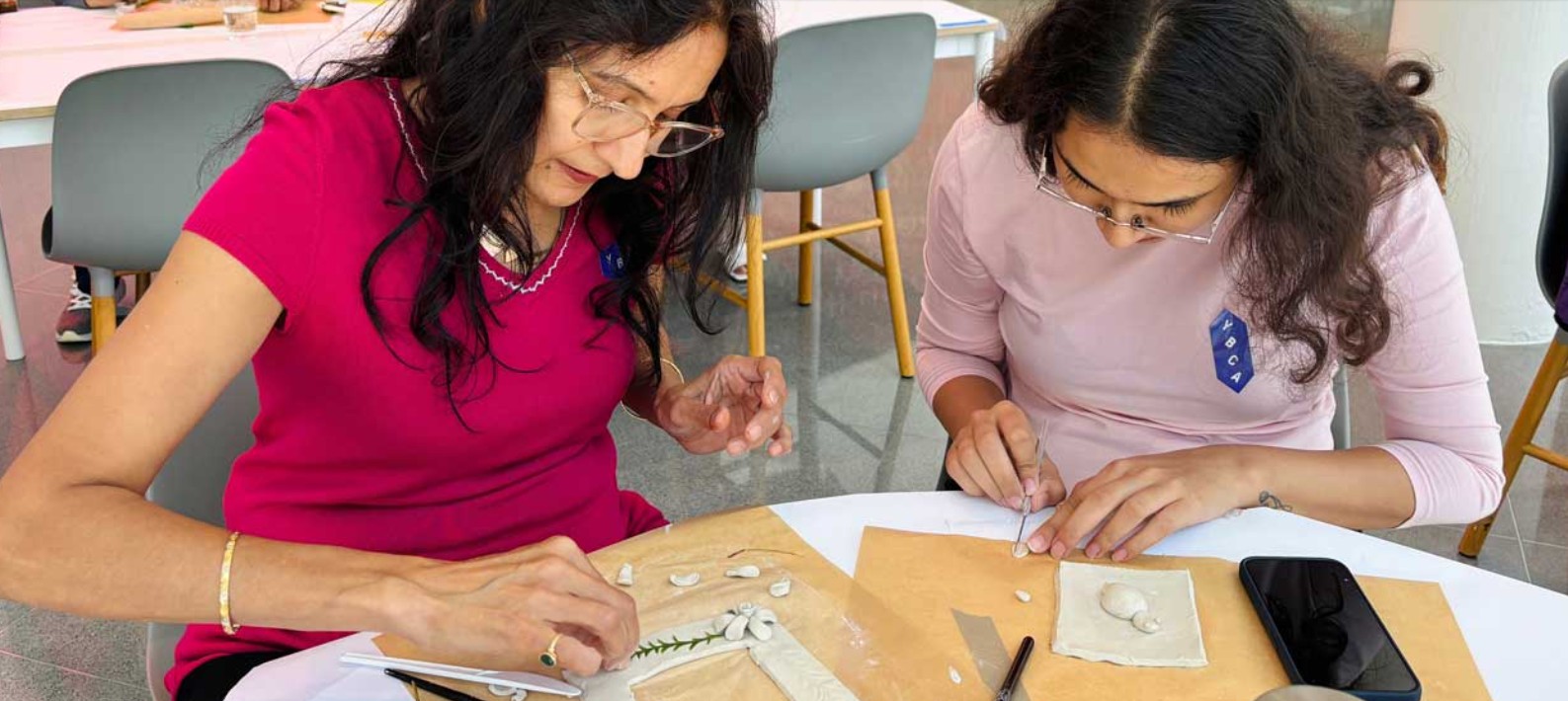 Free Art Workshop: Clay Tile Carving