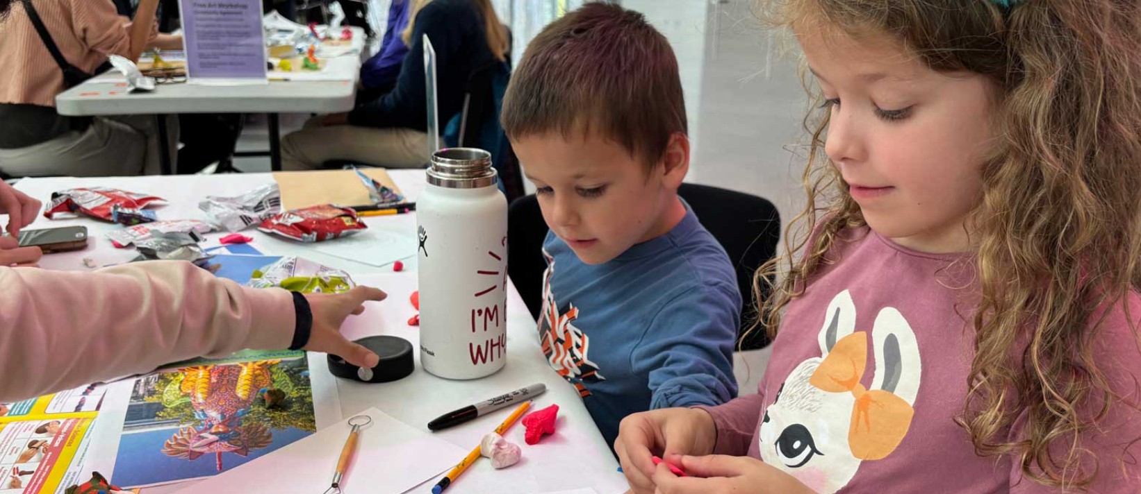 Free Art Workshop: Rainbow Clay Art