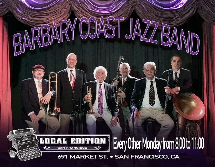 Live Music: Barbary Coast Jazz Band